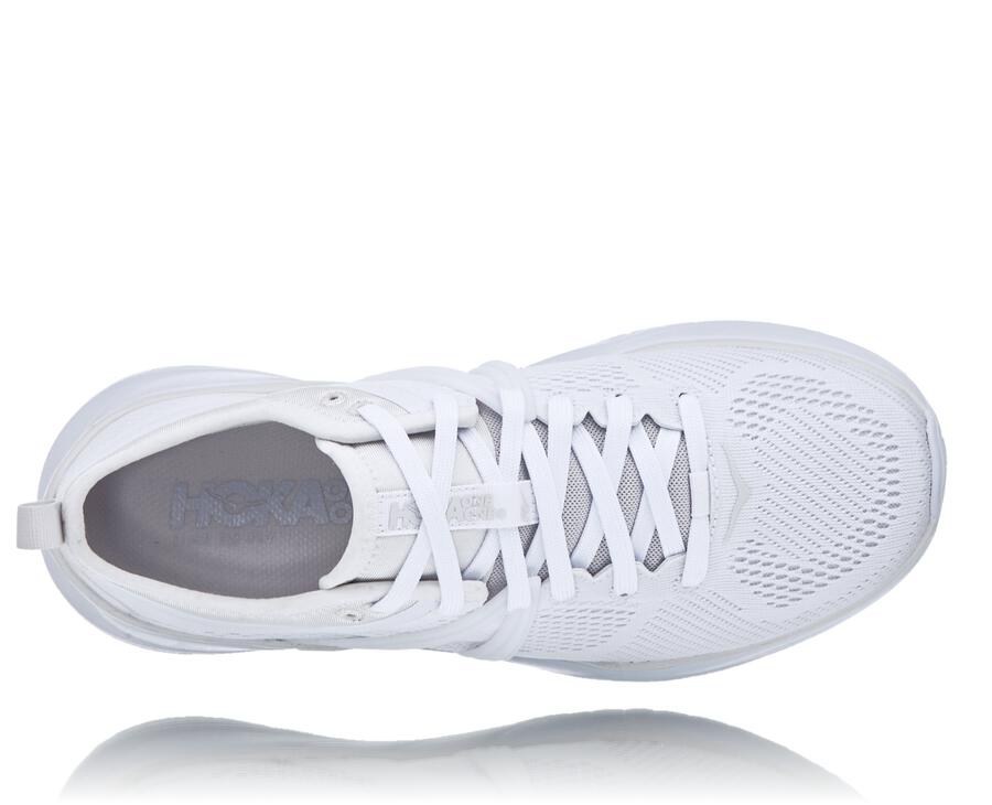 Running Shoes Womens - Hoka One One Tivra - White - MSKBNAY-35